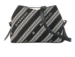 Bond Crossbody, Canvas, Black/White, MII, DB, 3*